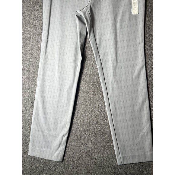 A New Day‎ Gray White Stripe High Rise Skinny Ankle Dress Pants Womens Sz 6/R - Picture 6 of 9